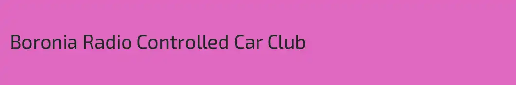 Boronia Radio Controlled Car Club